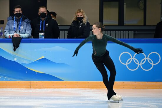 China Olympics 2022 Figure Skating ROC Valieva Training