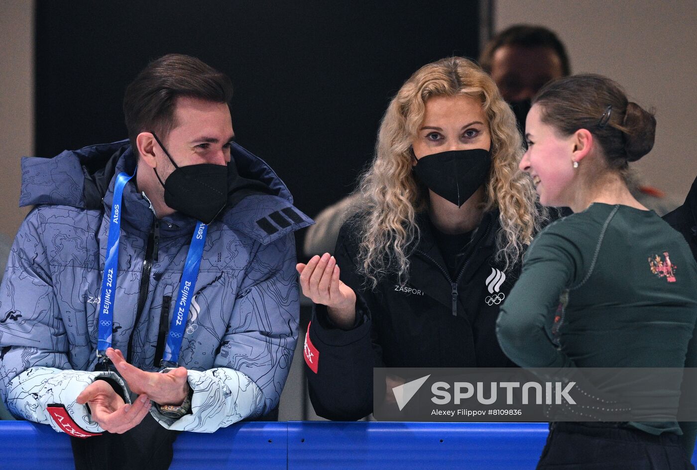 China Olympics 2022 Figure Skating ROC Valieva Training