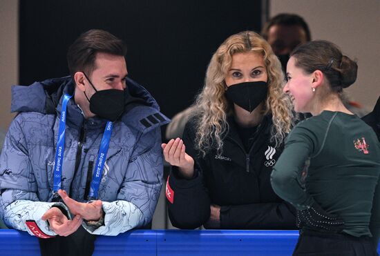 China Olympics 2022 Figure Skating ROC Valieva Training