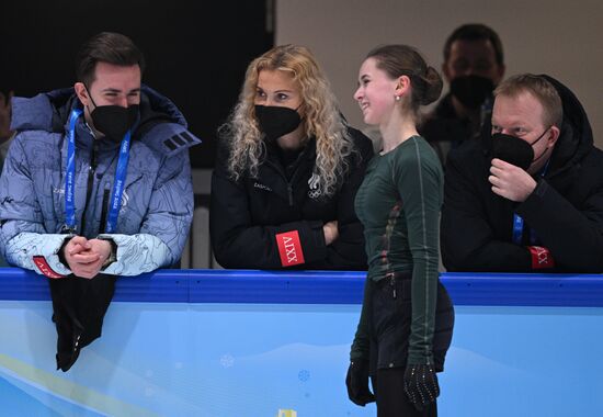 China Olympics 2022 Figure Skating ROC Valieva Training