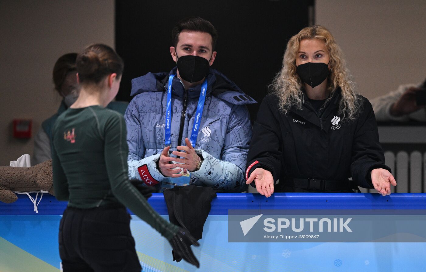 China Olympics 2022 Figure Skating ROC Valieva Training