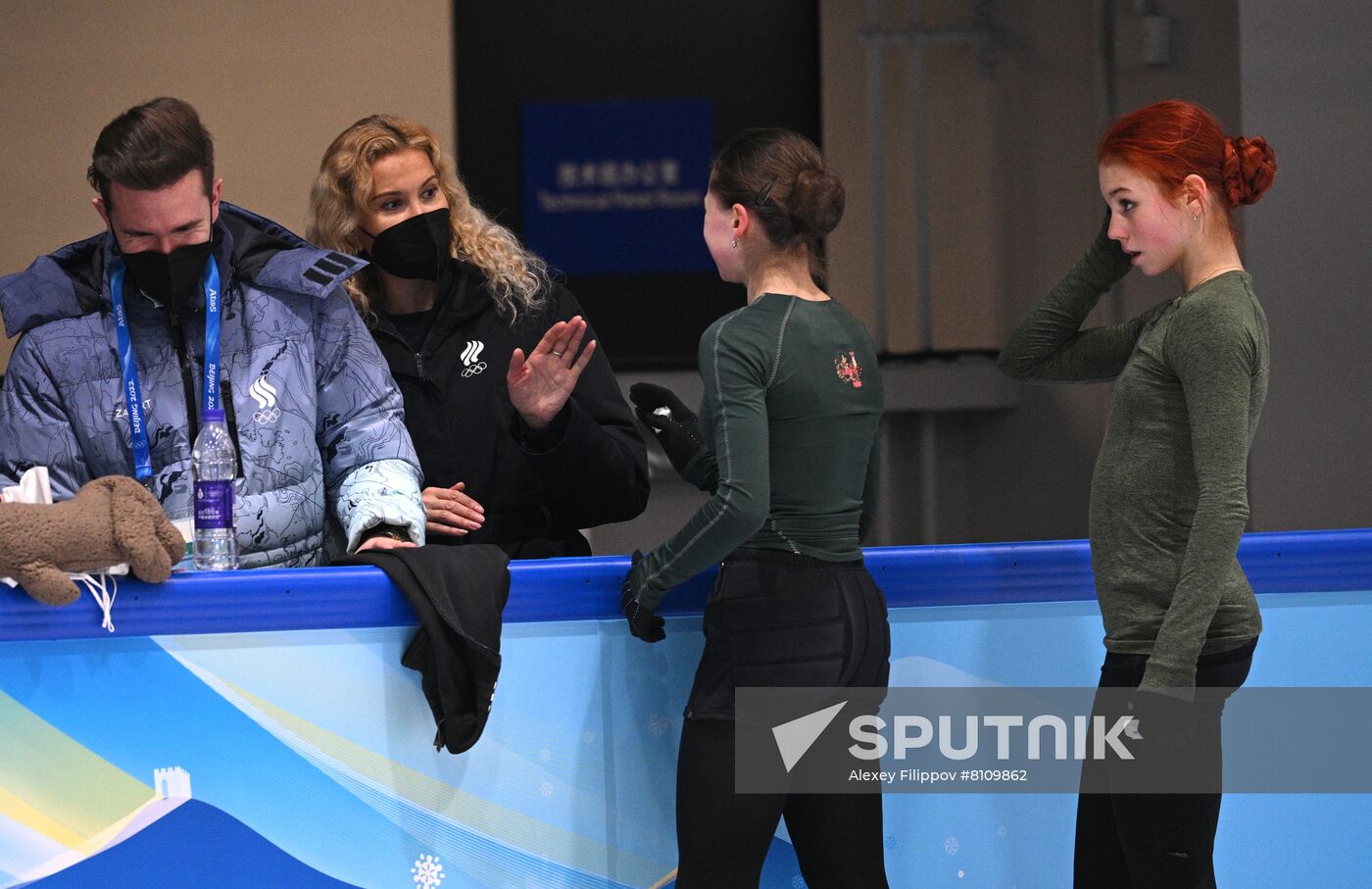 China Olympics 2022 Figure Skating ROC Valieva Training