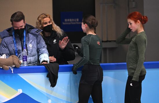 China Olympics 2022 Figure Skating ROC Valieva Training