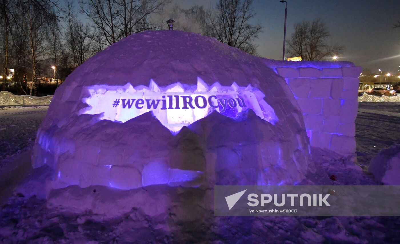 Russia Olympics 2022 Igloo