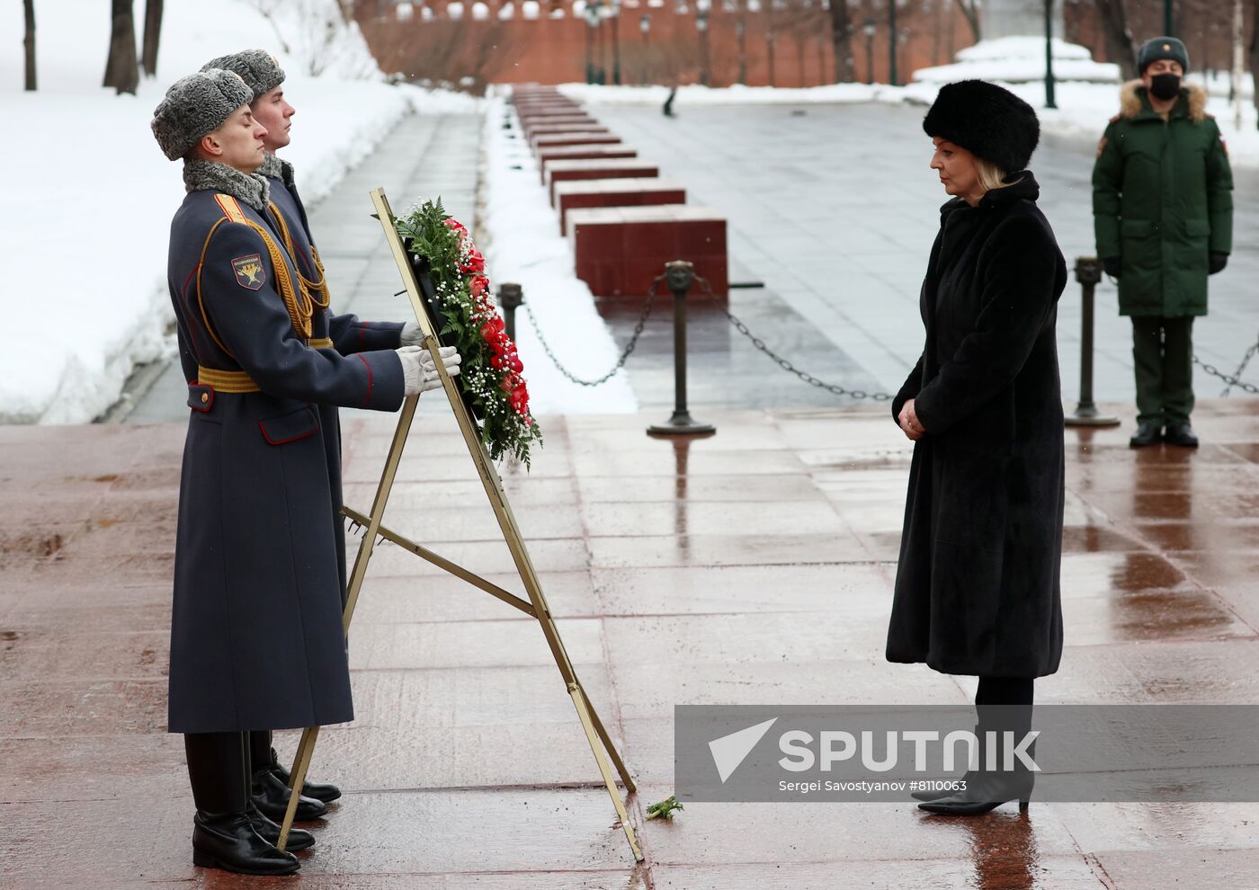 Russia Britain Wreath Laying