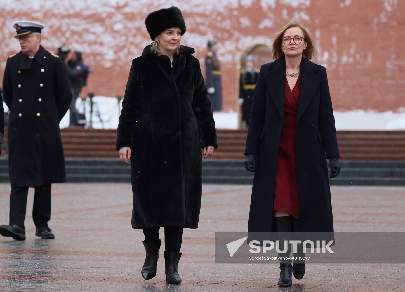 Russia Britain Wreath Laying