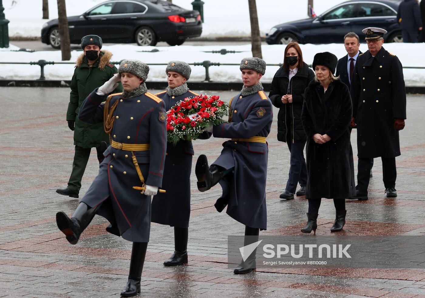 Russia Britain Wreath Laying