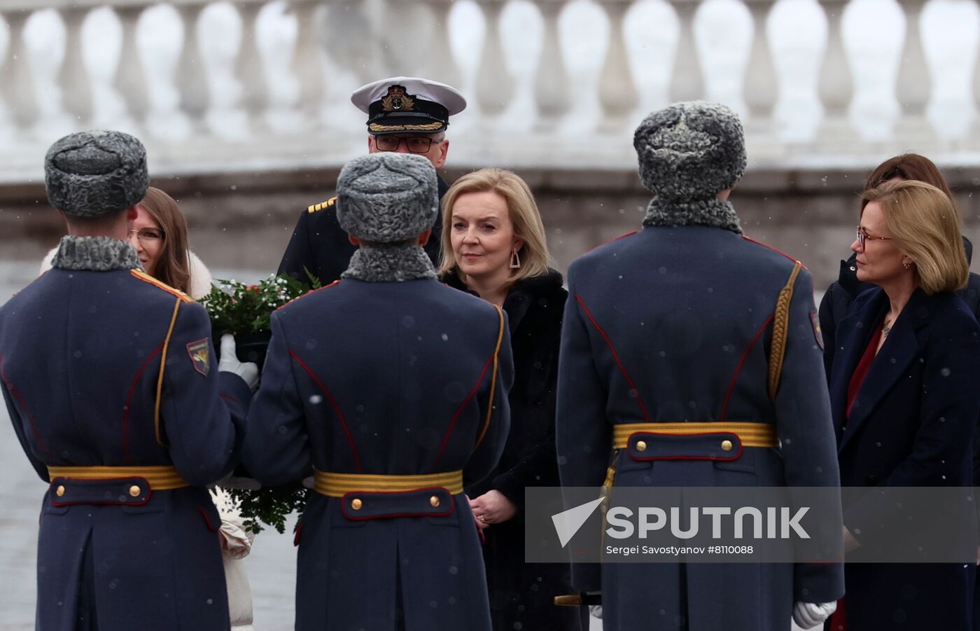 Russia Britain Wreath Laying
