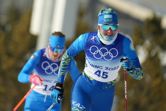 China Olympics 2022 Cross-Country Skiing Women