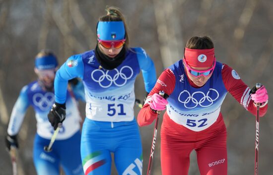 China Olympics 2022 Cross-Country Skiing Women