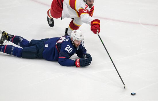 China Olympics 2022 Ice Hockey Men US - China