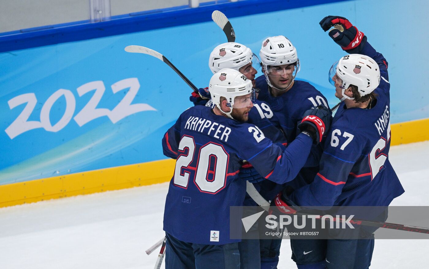 China Olympics 2022 Ice Hockey Men US - China