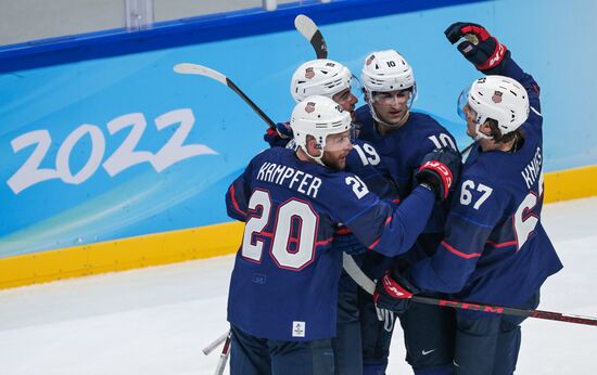 China Olympics 2022 Ice Hockey Men US - China