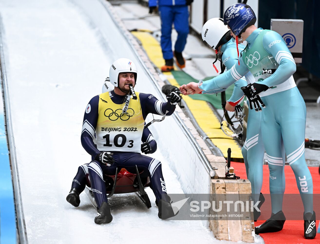 China Olympics 2022 Luge Team Relay