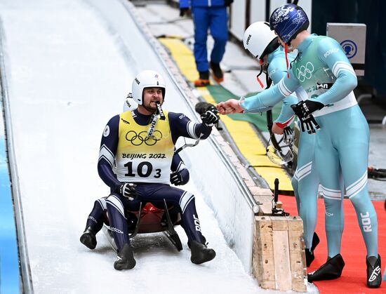 China Olympics 2022 Luge Team Relay