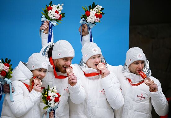 China Olympics 2022 Medal Ceremony