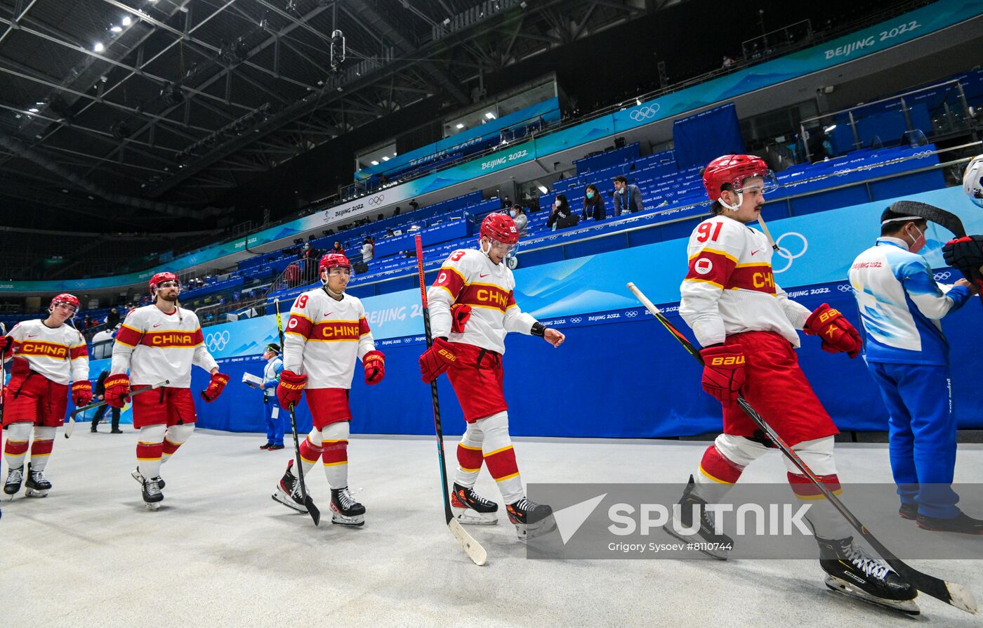 China Olympics 2022 Ice Hockey Men US - China