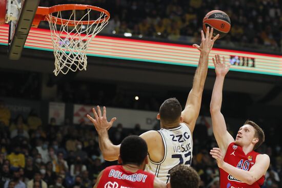 Israel Basketball Euroleague Maccabi - CSKA
