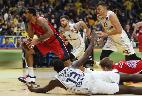 Israel Basketball Euroleague Maccabi - CSKA