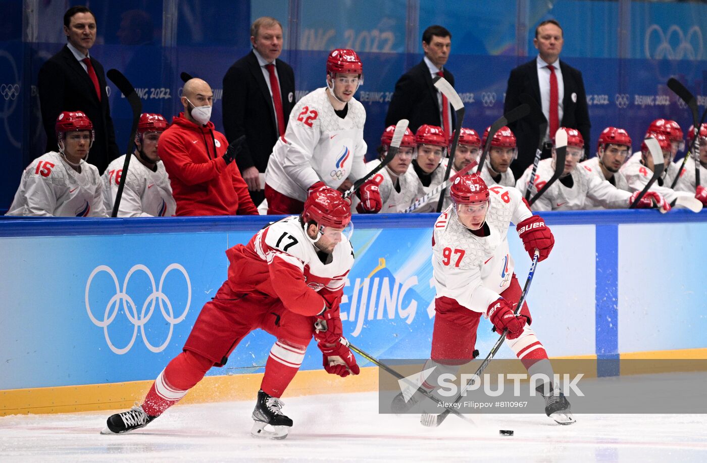 China Olympics 2022 Ice Hockey Men Denmark - ROC