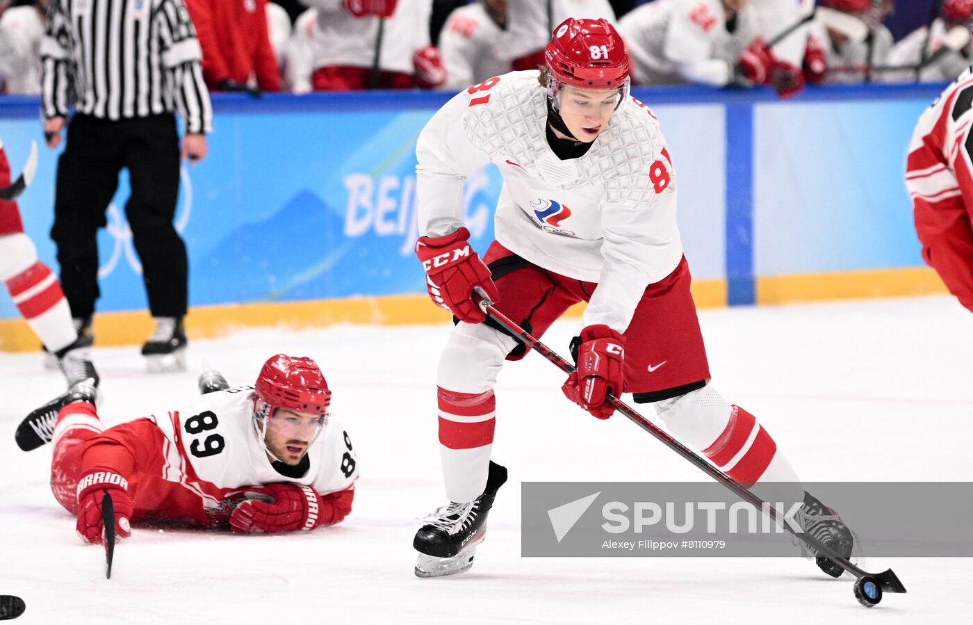 China Olympics 2022 Ice Hockey Men Denmark - ROC