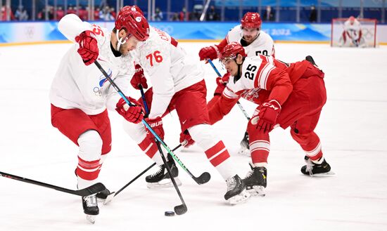 China Olympics 2022 Ice Hockey Men Denmark - ROC