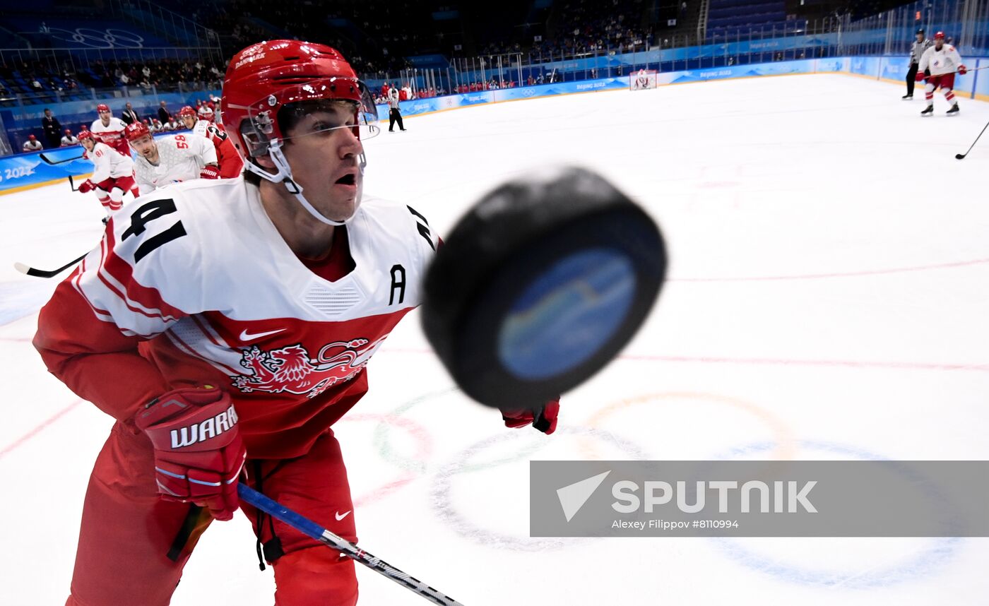 China Olympics 2022 Ice Hockey Men Denmark - ROC