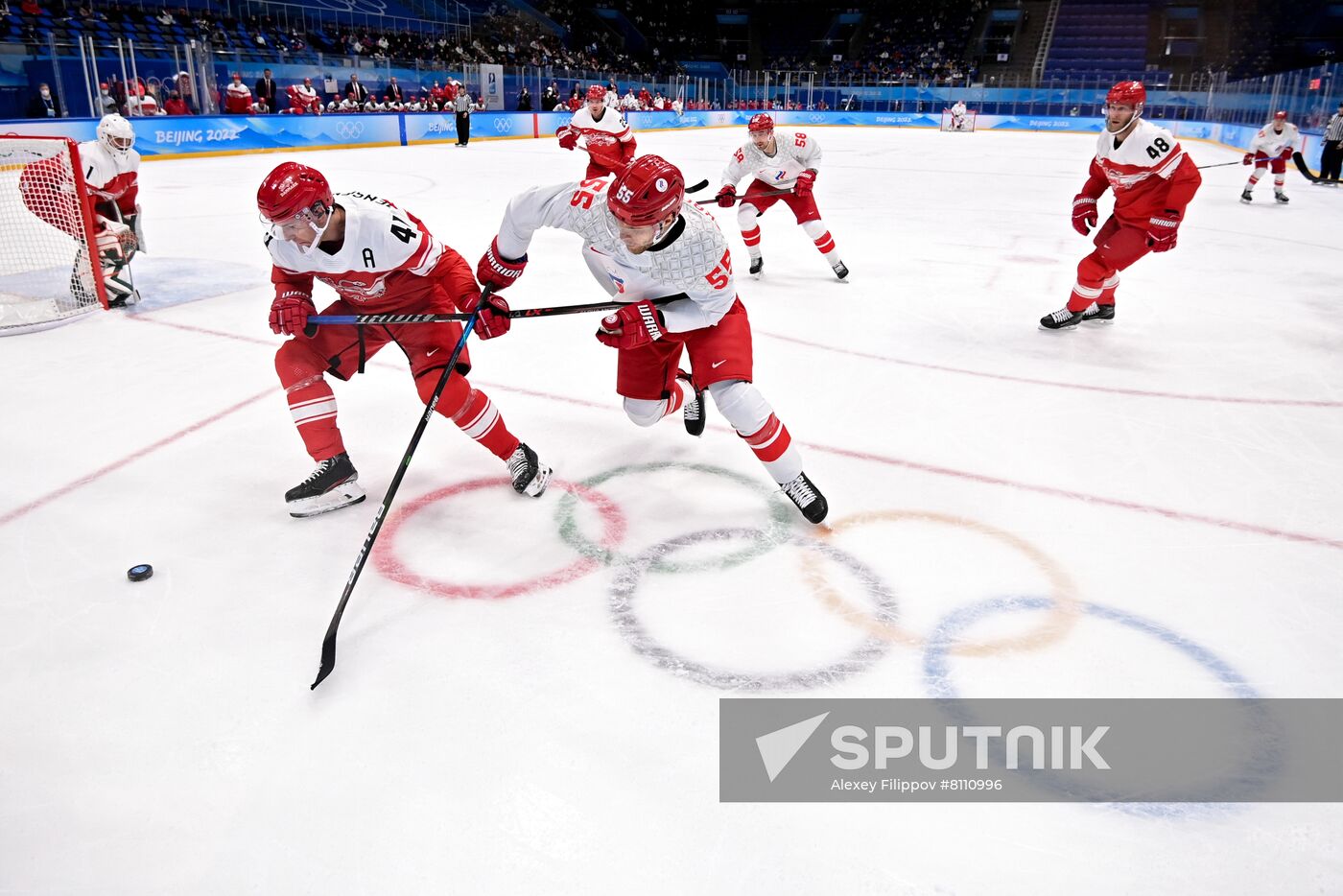 China Olympics 2022 Ice Hockey Men Denmark - ROC