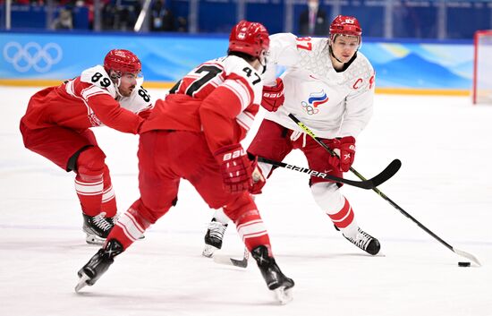 China Olympics 2022 Ice Hockey Men Denmark - ROC
