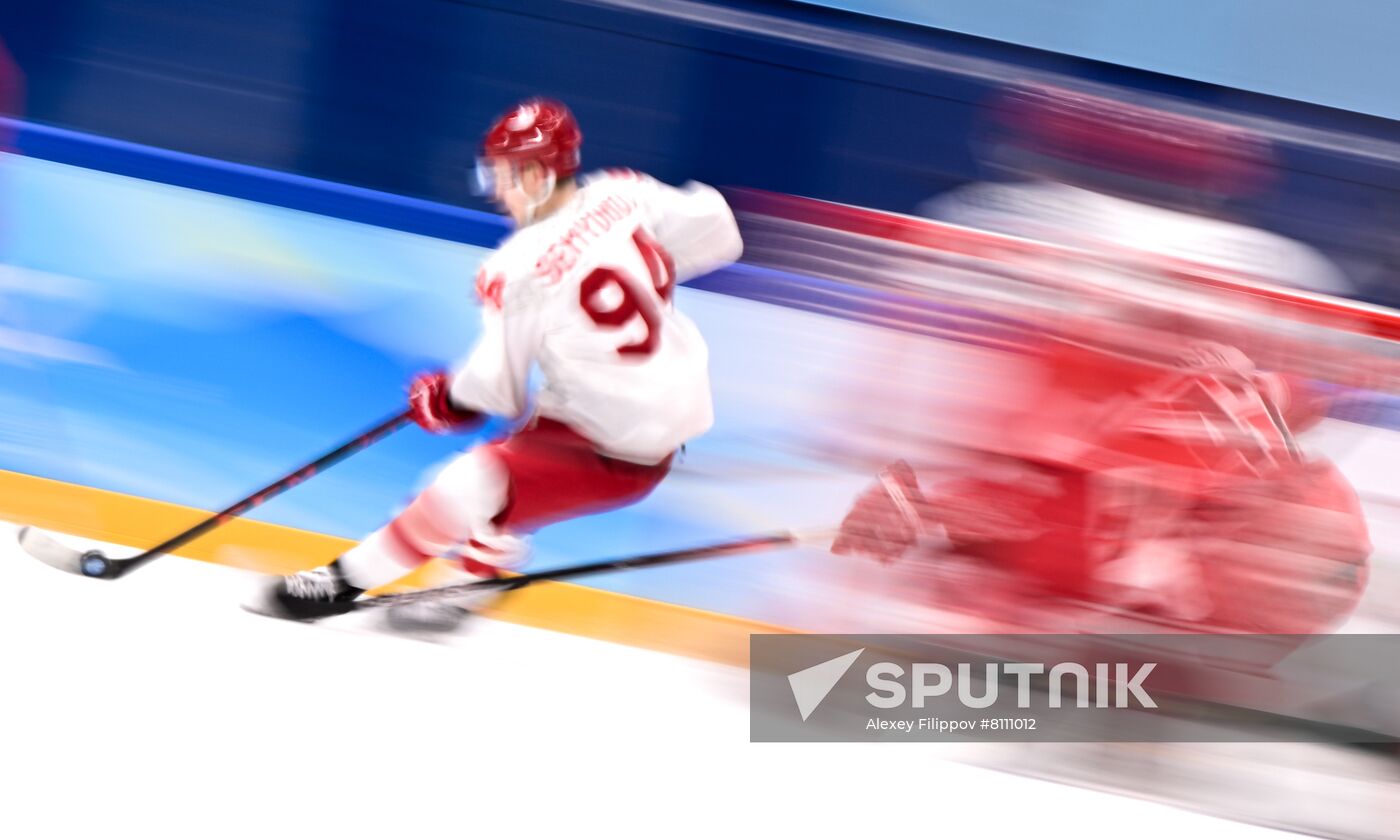China Olympics 2022 Ice Hockey Men Denmark - ROC