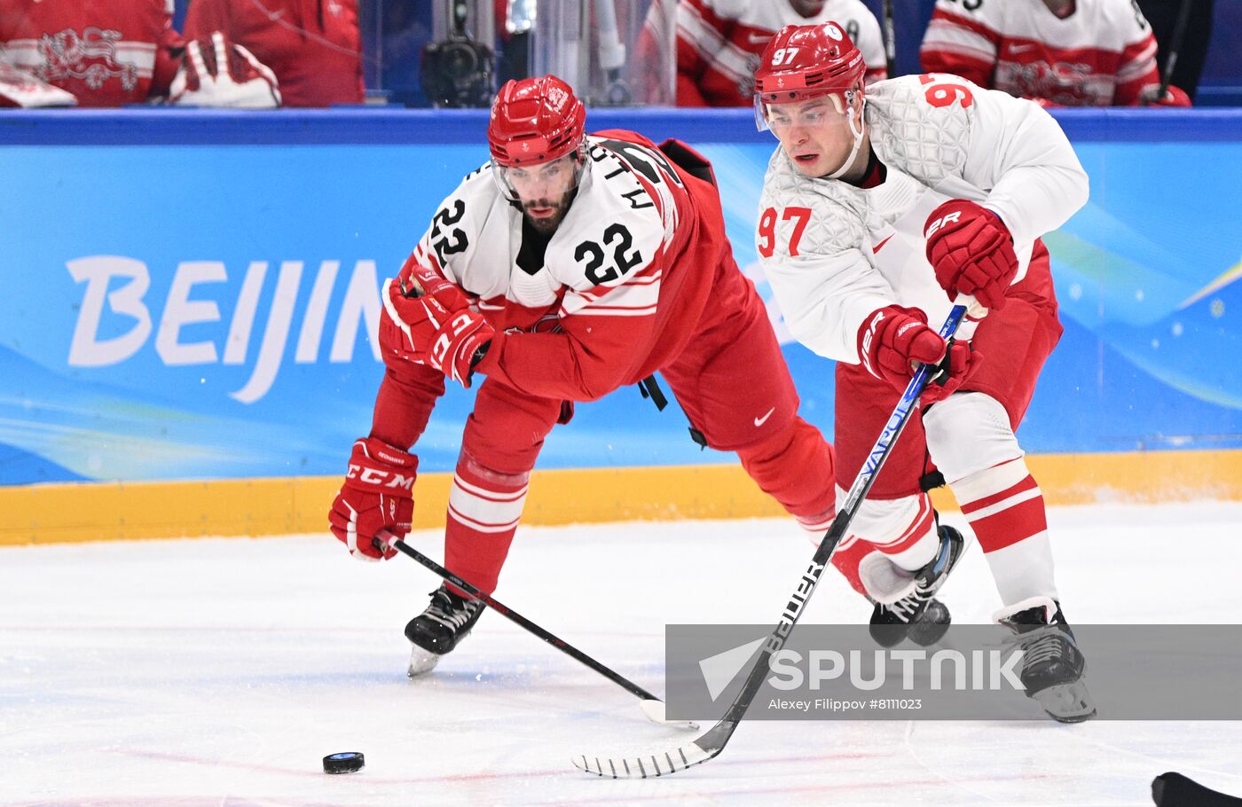 China Olympics 2022 Ice Hockey Men Denmark - ROC