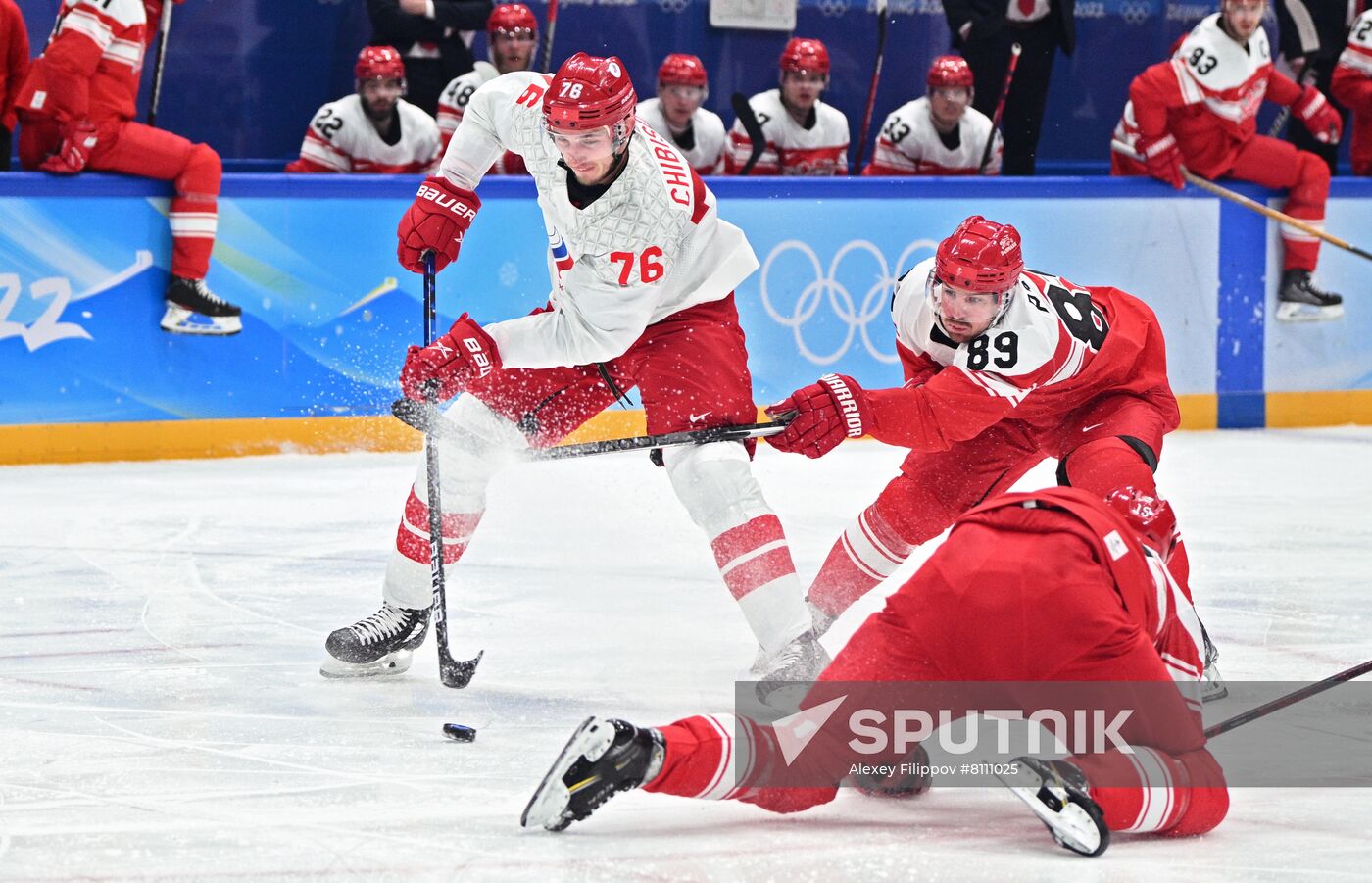 China Olympics 2022 Ice Hockey Men Denmark - ROC