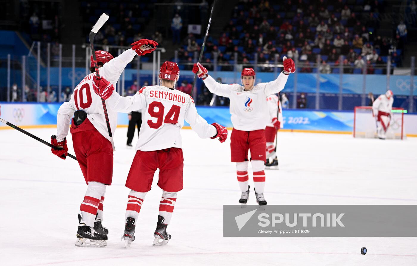 China Olympics 2022 Ice Hockey Men Denmark - ROC
