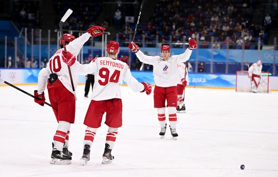 China Olympics 2022 Ice Hockey Men Denmark - ROC