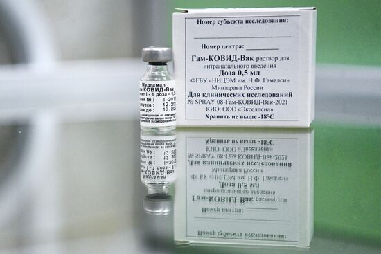 Russia Coronavirus Nasal Vaccine Trials