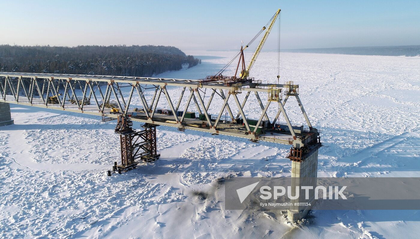 Russia Siberia Bridge Construction