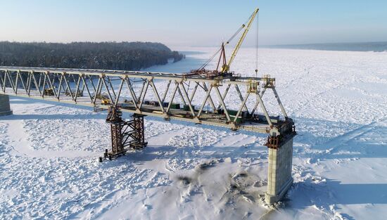 Russia Siberia Bridge Construction