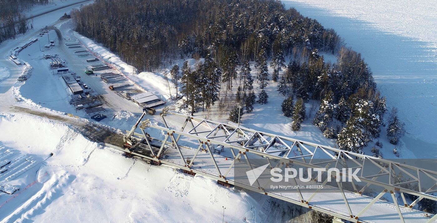 Russia Siberia Bridge Construction