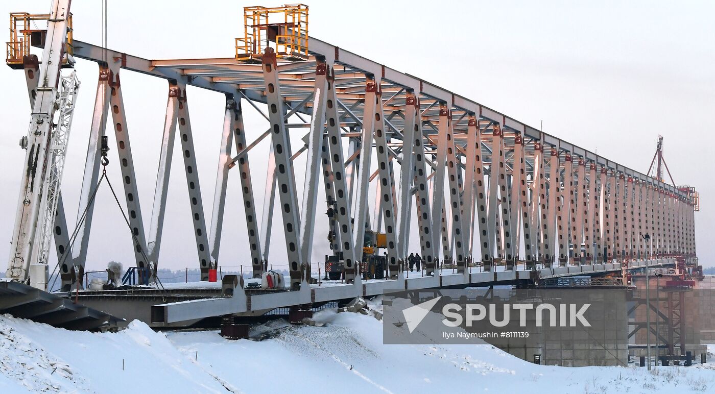 Russia Siberia Bridge Construction