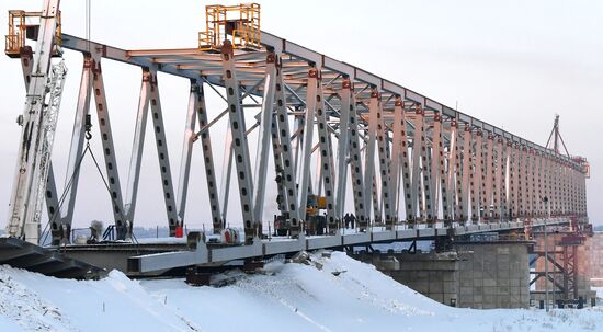 Russia Siberia Bridge Construction