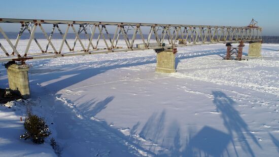 Russia Siberia Bridge Construction