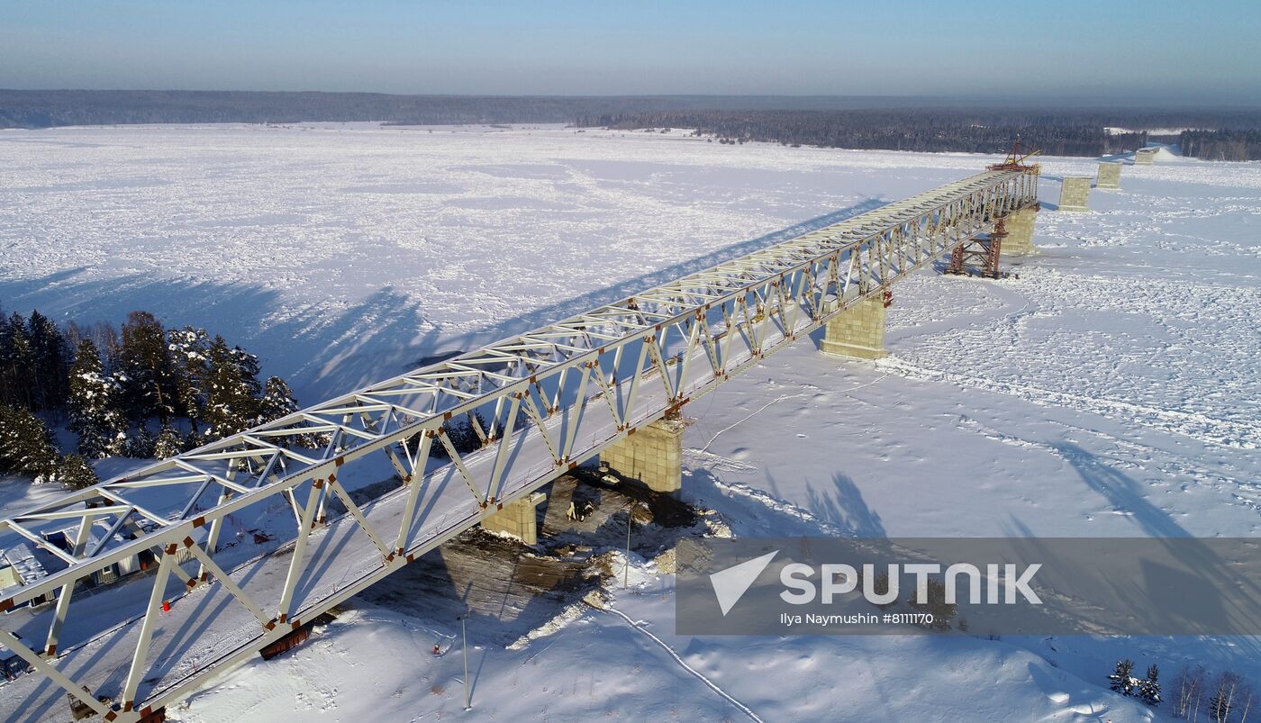 Russia Siberia Bridge Construction