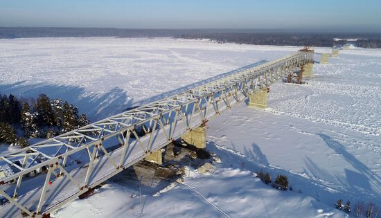 Russia Siberia Bridge Construction