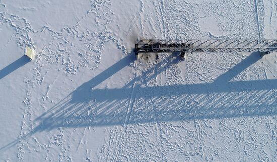 Russia Siberia Bridge Construction