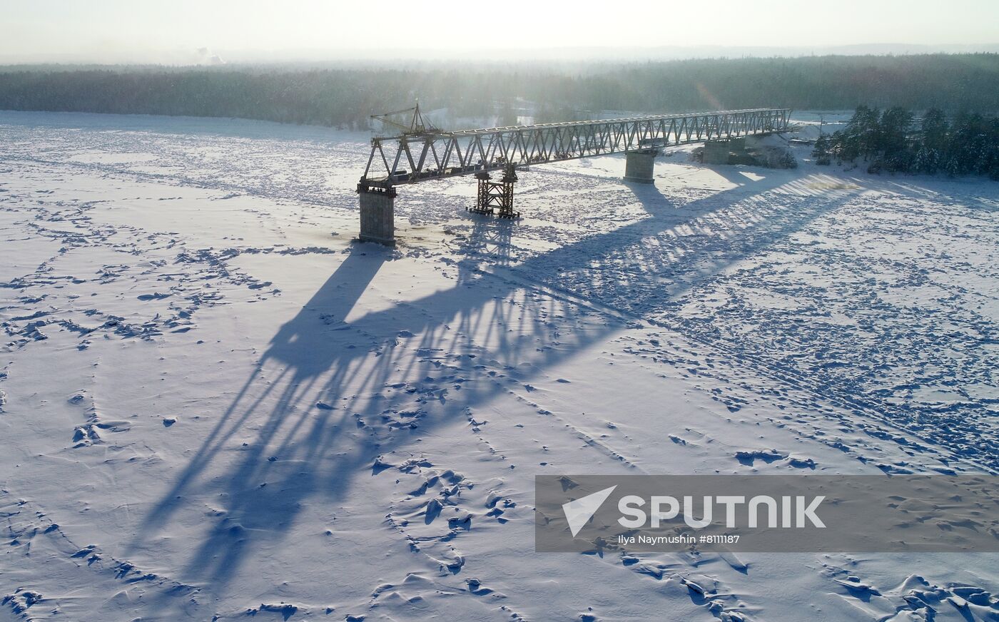 Russia Siberia Bridge Construction