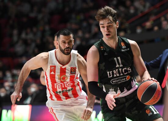 Russia Basketball Euroleague UNICS - Crvena Zvezda