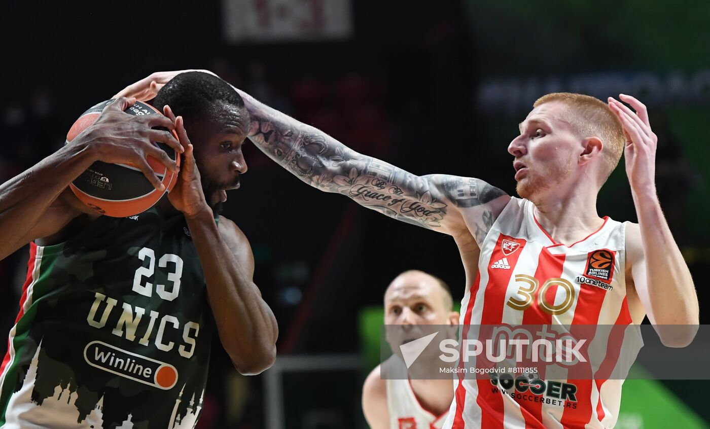 Russia Basketball Euroleague UNICS - Crvena Zvezda