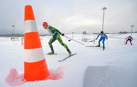 Russia Cross-Country Skiing Mass Race