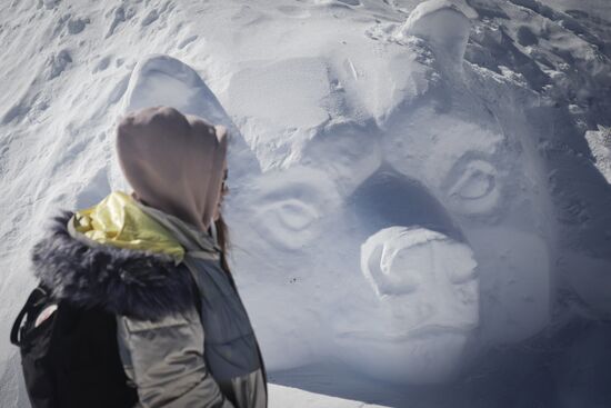 Russia Giant Snow Sculptures