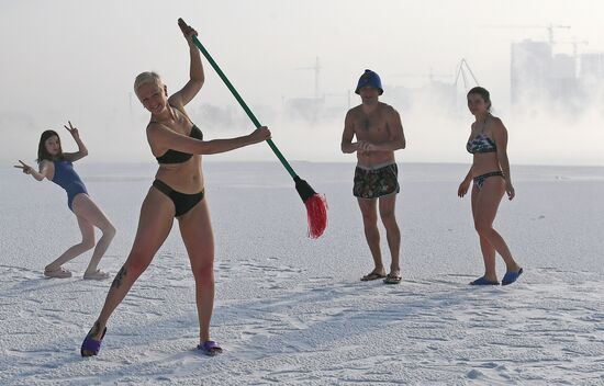 Russia Winter Swimming